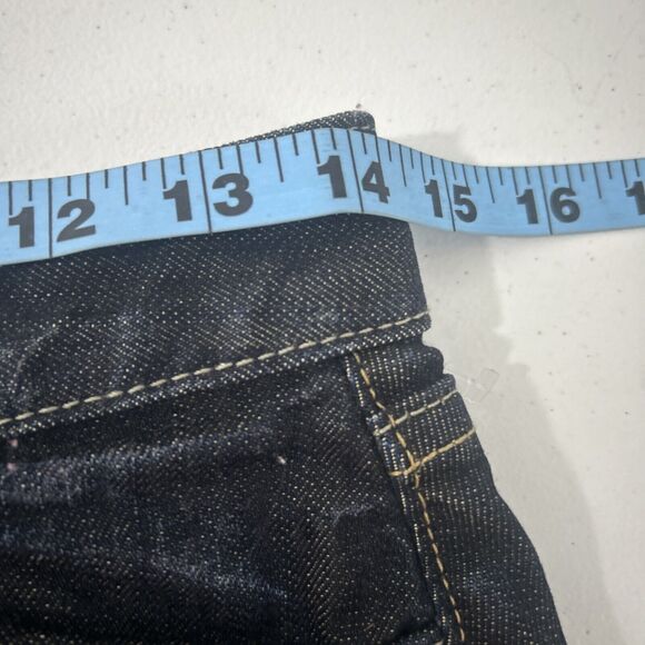 GAP Skirt Womens 2 Dark Blue Frayed Hem Denim Jean 90s Y2K - Picture 4 of 7